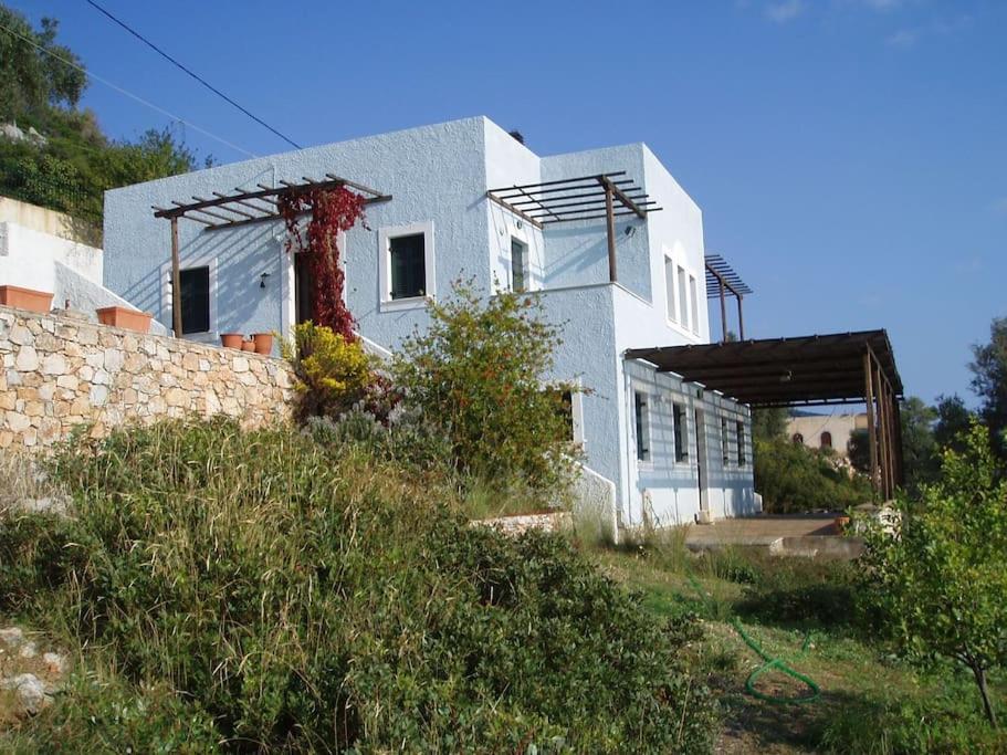 Villa With Breathtaking Views And Private Beach Agios Dimitrios  Екстер'єр фото