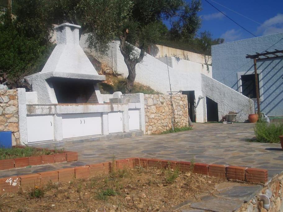 Villa With Breathtaking Views And Private Beach Agios Dimitrios  Екстер'єр фото